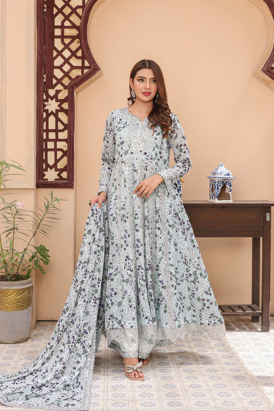 NN 04 — Mehtab | 3PC Chiffon Suit