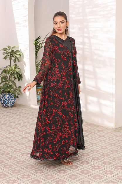 NN — Zimal | Chiffon Coat & Silk Trouser Suit
