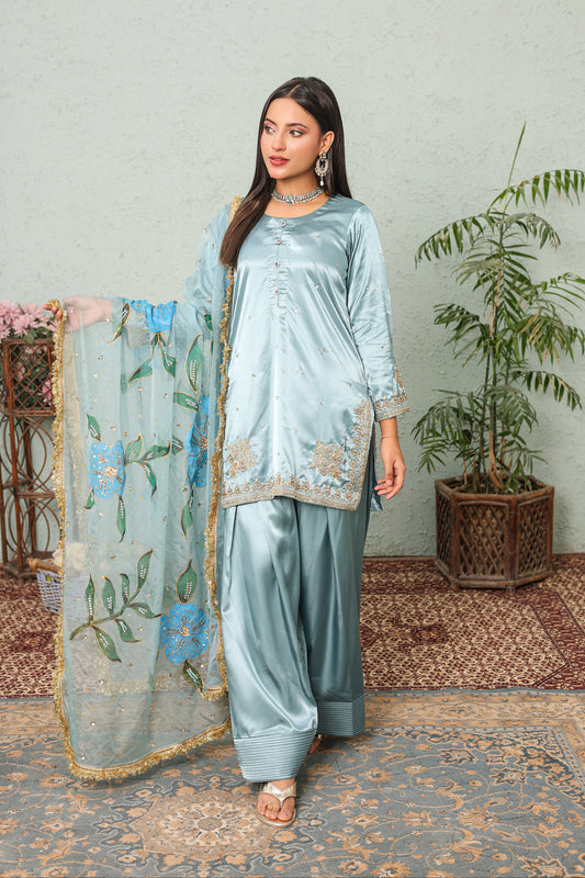 NN 08 — Ayat | 3PC Silk Farshi Shalwar Suit