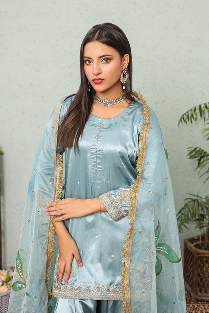 NN — Ayat | 3PC Silk Farshi Shalwar Suit