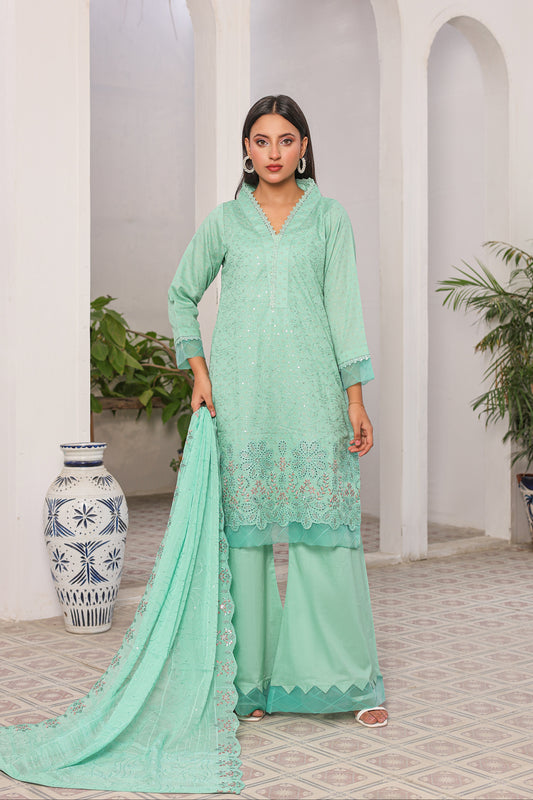 RR 04 — Laiba | 3PC Lawn Suit