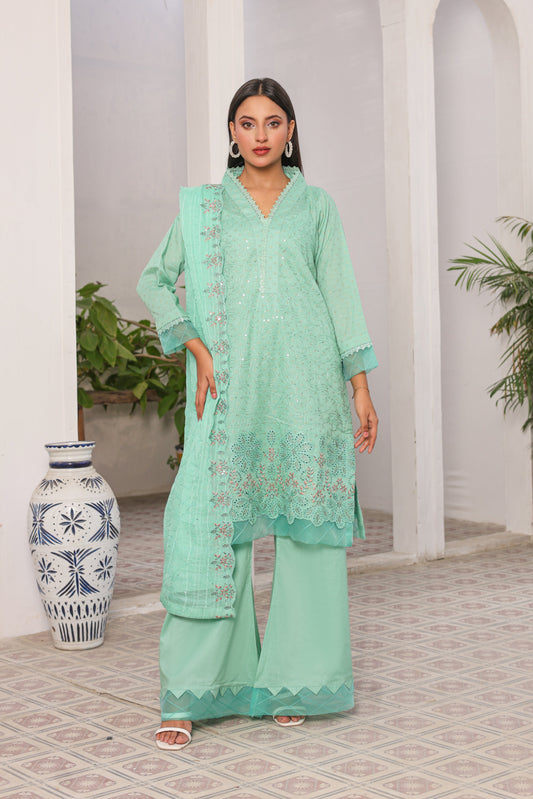 RR 04 — Laiba | 3PC Lawn Suit