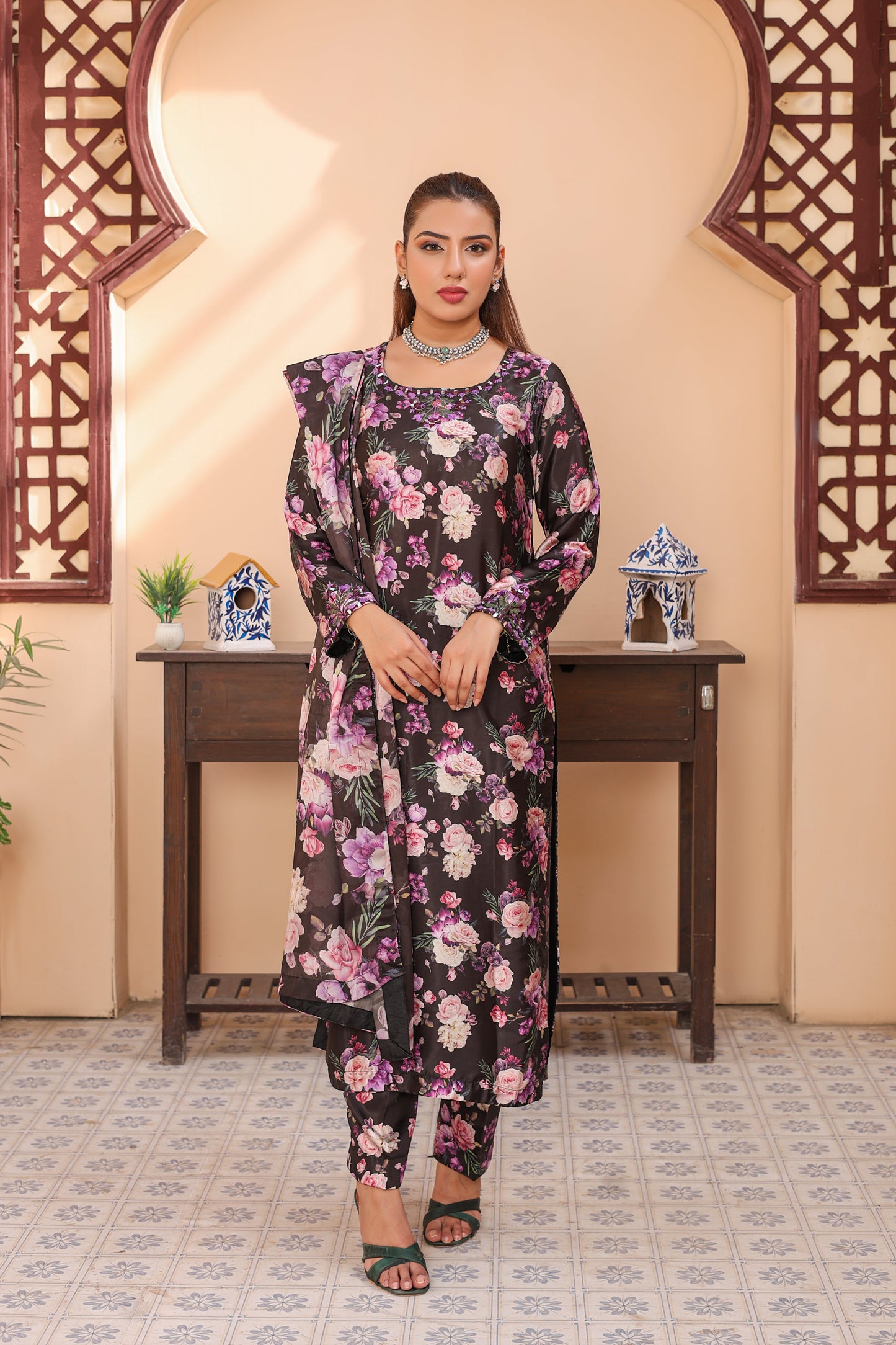 NN — Maheera | 3PC Silk Suit