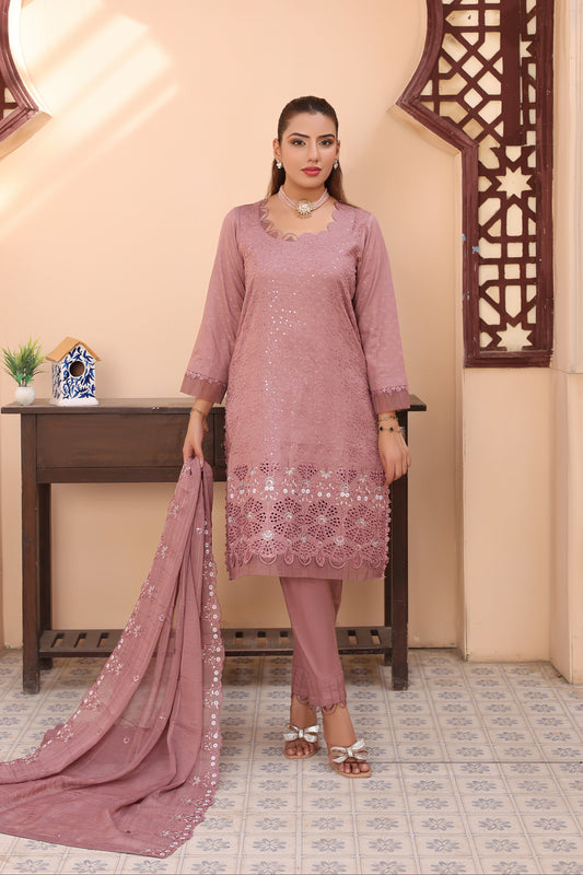 RR 05 — Sahar | 3PC Lawn Suit