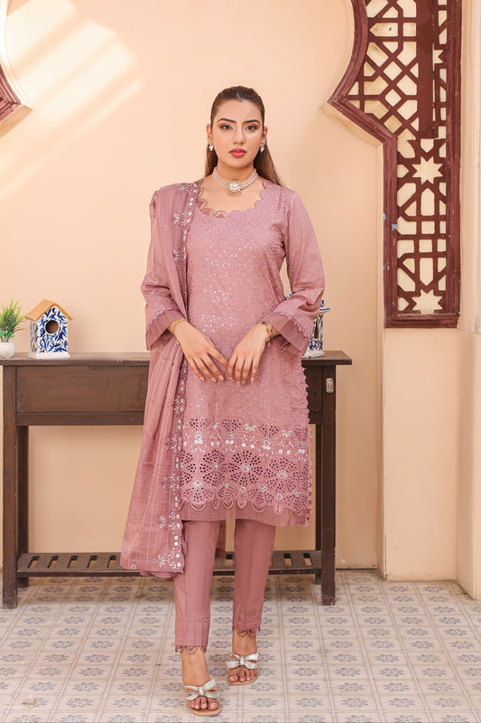 RR 05 — Sahar | 3PC Lawn Suit