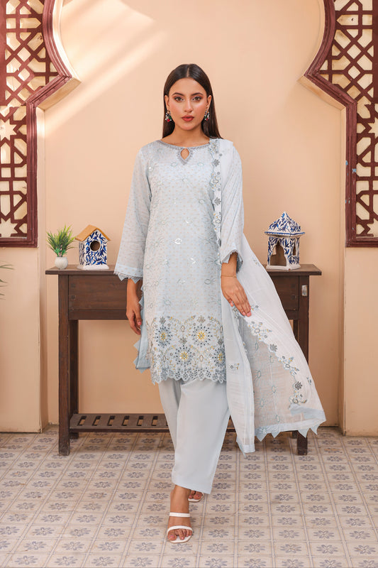 RR 11 — Sumbul | 3PC Lawn Suit