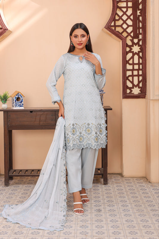 RR 11 — Sumbul | 3PC Lawn Suit