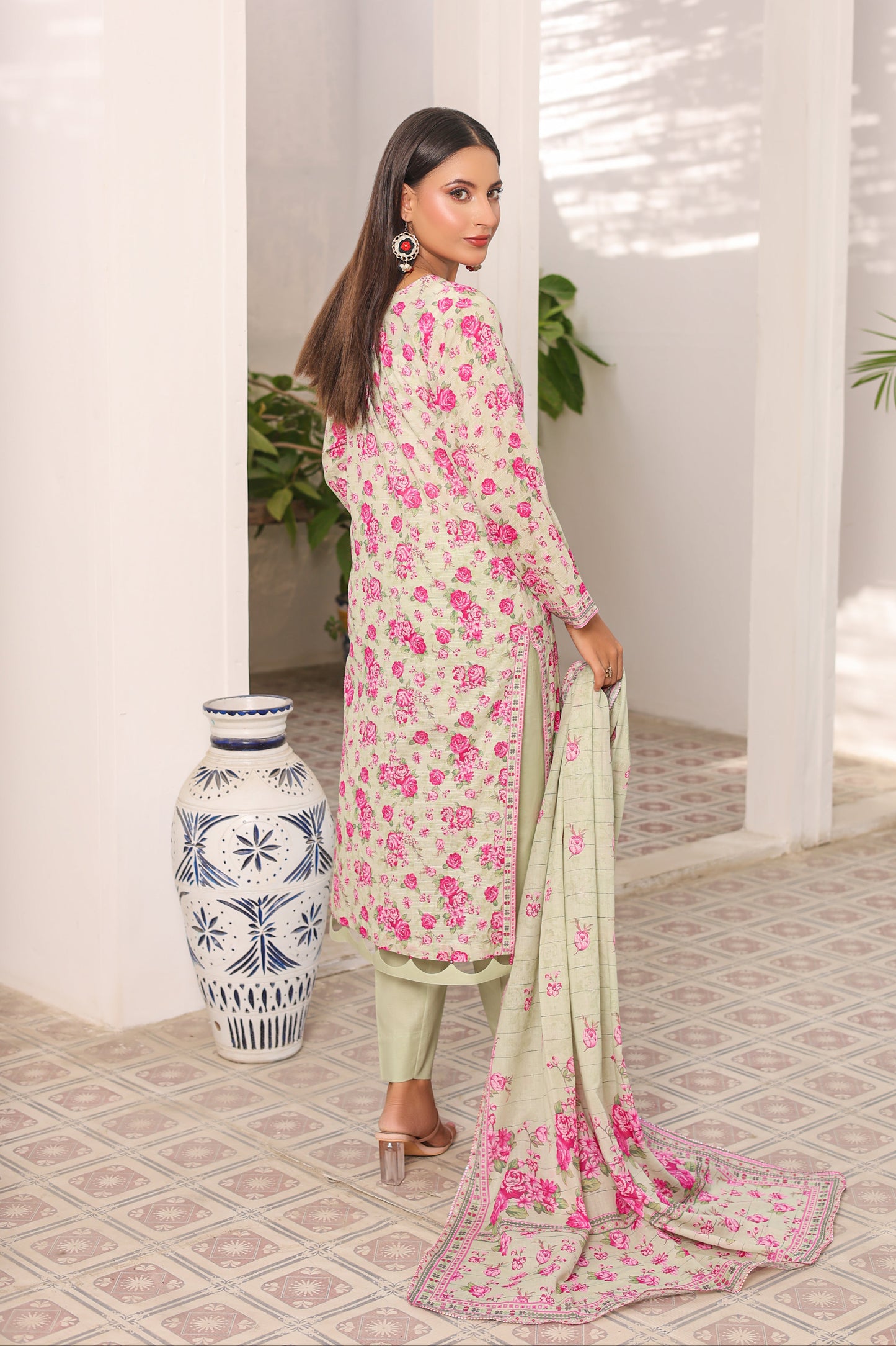 RR — Parizah | 3PC Doria Lawn Suit