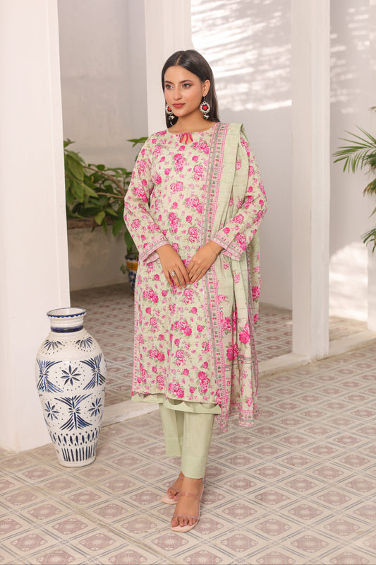 RR 09 — Parizah | 3PC Doria Lawn Suit