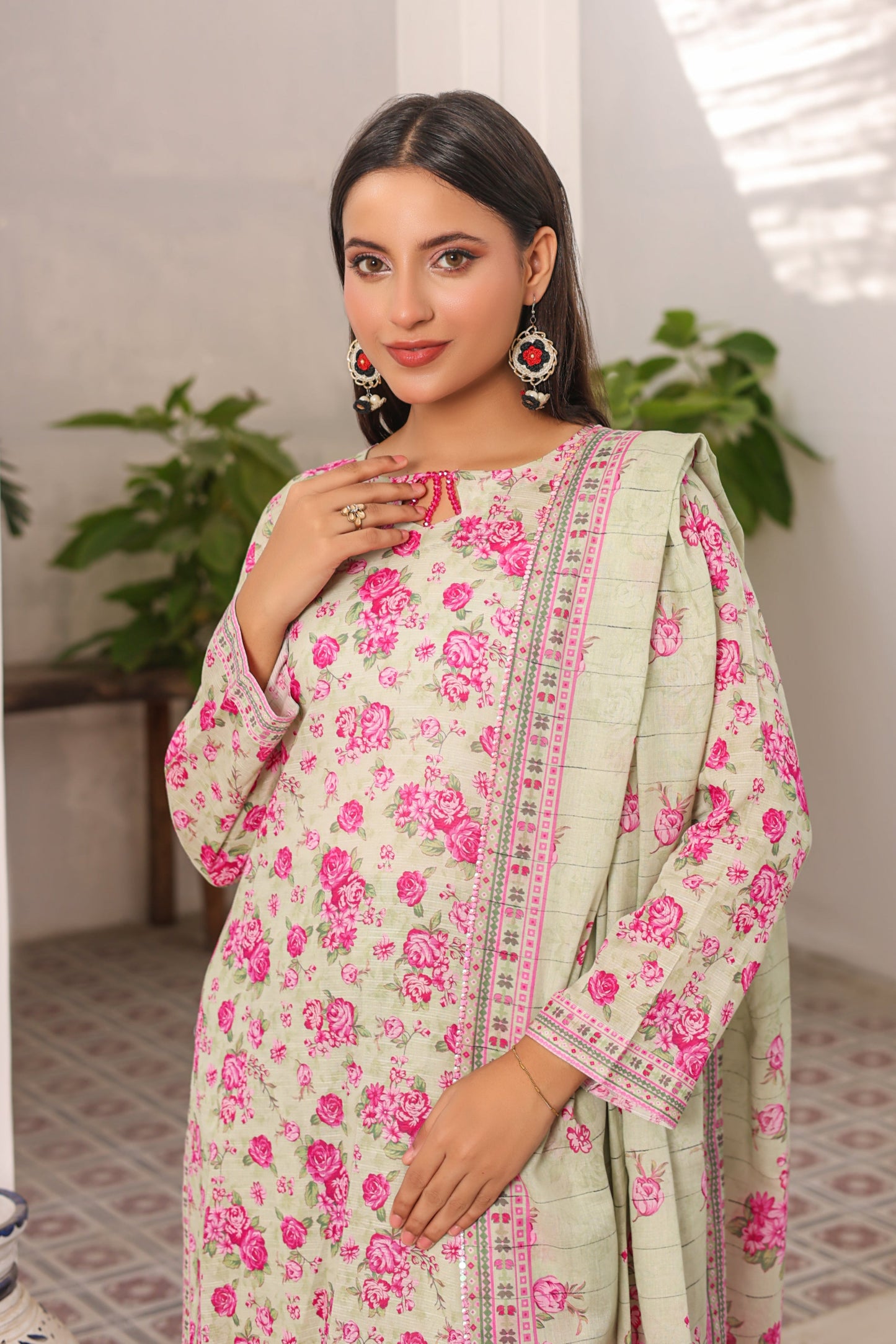RR — Parizah | 3PC Doria Lawn Suit