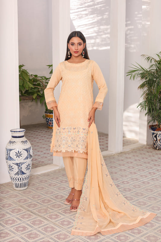 RR 07 — Noor | 3PC Lawn Suit