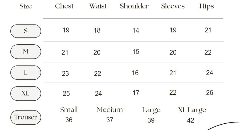 RR 04 — Laiba | 3PC Lawn Suit size-chart