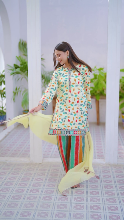 RR — Bahar | 3PC Doria Lawn Suit