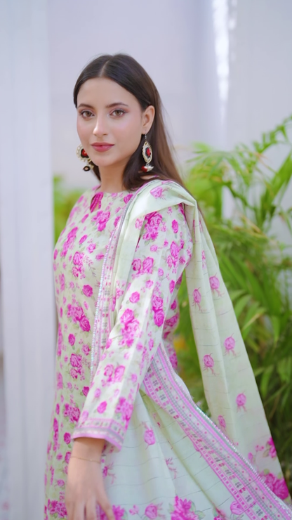 RR — Parizah | 3PC Doria Lawn Suit