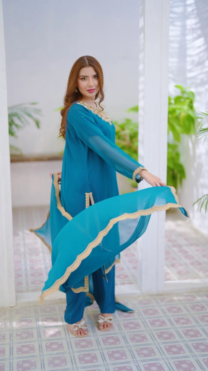 NN — Shabnam | 3PC Chiffon Suit